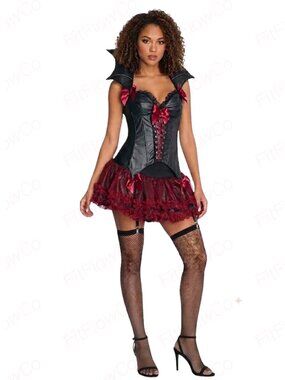 Rubie’s Midnight Vampira Costume Women’s XS 3-Piece Vampire Halloween
